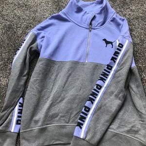 PINK half zip jacket